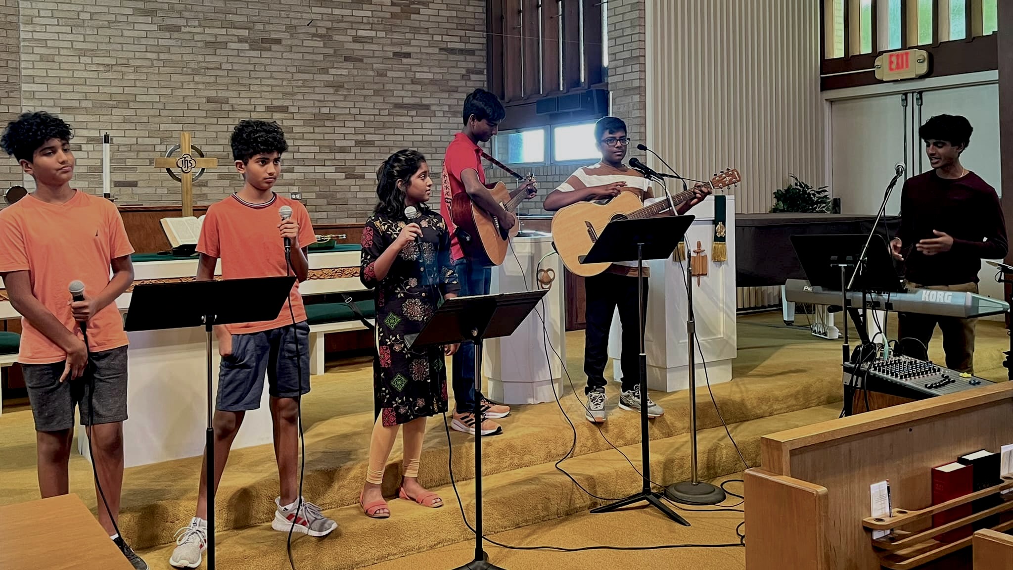 Childern's worship, Sep 2022.